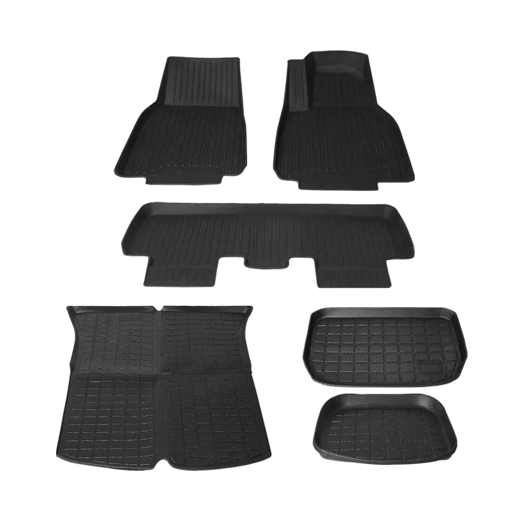 Complete Set of tesla model y floor mats 2024 - Tes Accessories